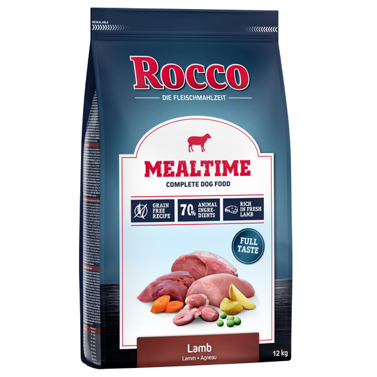 Ekonomipack: 2 x 12 kg Rocco Mealtime - Lamb