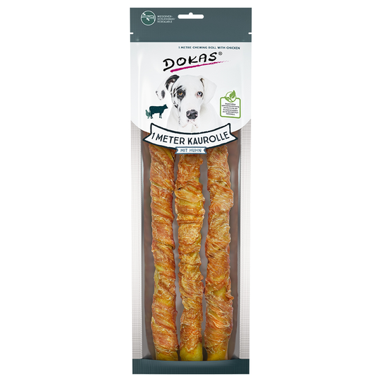 Dokas 1 meter tuggrulle Kyckling 315 g