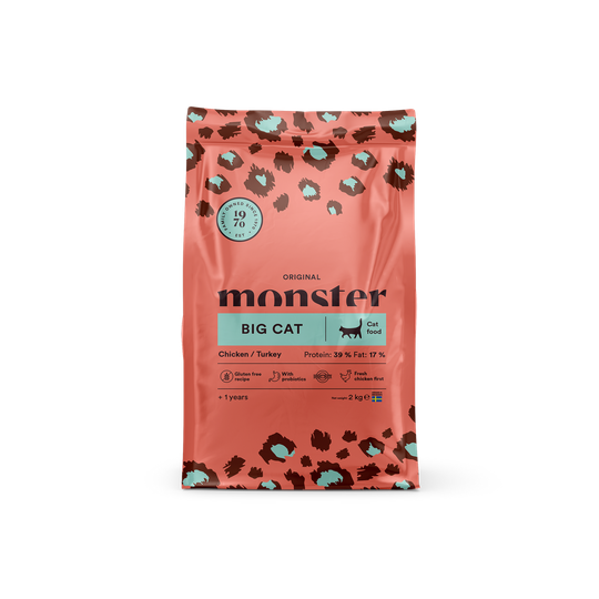Big Cat Original Chicken & Turkey Torrfoder - 2 kg