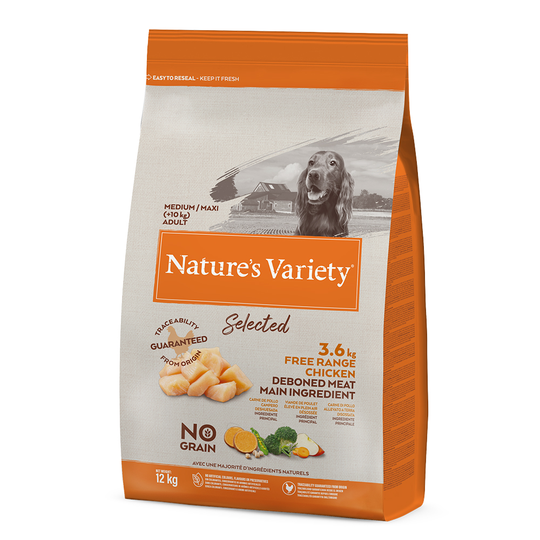 Nature's Variety Selected Medium Adult Free Range Chicken - 12 kg