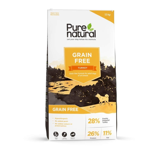 Purenatural Dog Adult Grain Free Turkey (12 kg)