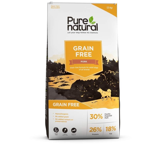 Purenatural Dog Adult Grain Free Pork (12 kg)