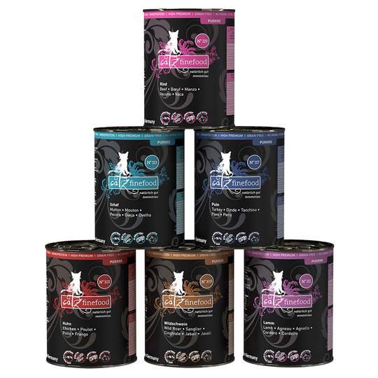 catz finefood Purrrr på burk 6 x 400/375 g - Mix I (6 sorter)