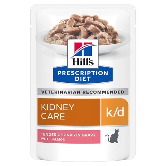Prescription Diet k/d Kidney Care Våtfoder till Katt med Lax - 12 st x 85 g