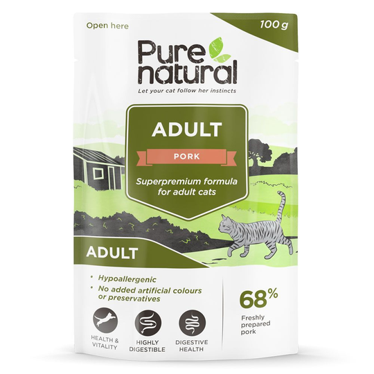 Purenatural Cat Adult Pork 100 g
