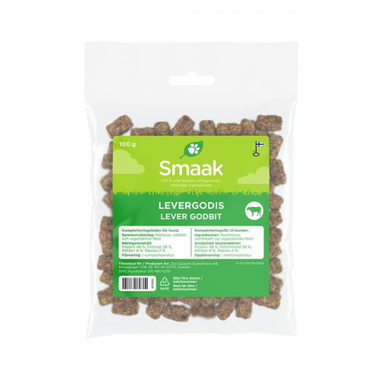 Smaak Hundgodis Lever 100 g