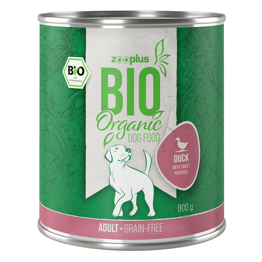 zooplus Bio Adult Anka med sötpotatis - 6 x 800 g