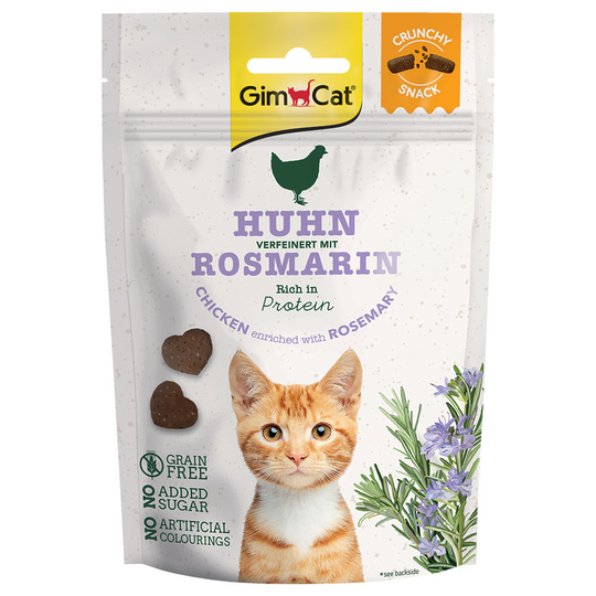 GimCat Crunchy Snacks - 50 g Kyckling med rosmarin