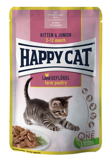 Kitten Junior Fågel - 24 st x 85 g
