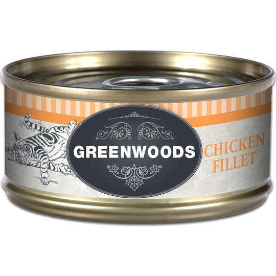 Ekonomipack: Greenwoods Adult våtfoder 24 x 70 g - Chicken