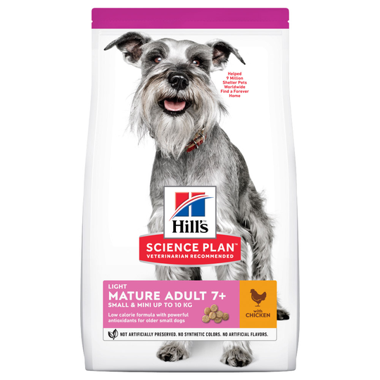 Hill's Science Plan hundfoder till sparpris! - Mature Adult 7+ Small & Mini Light Chicken (2,5 kg)