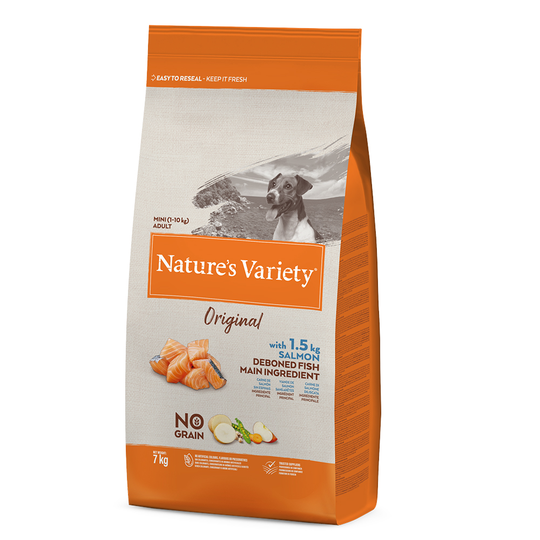 Nature's Variety Original No Grain Mini Adult Salmon - 7 kg