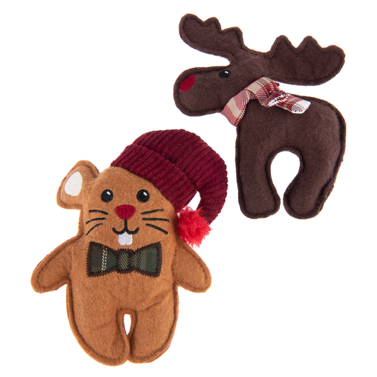 Pepparkakor - mus och ren - 2 st i set