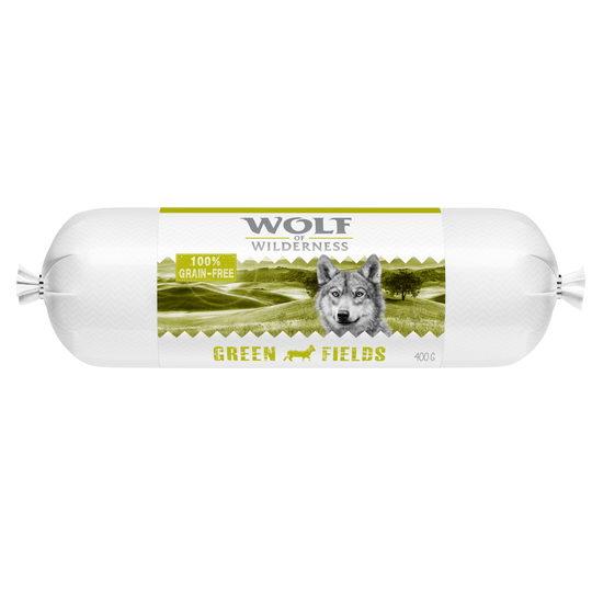 Wolf of Wilderness Wurst Adult 6 x 400 g våtfoder - Mix: Lamb, Duck, Canada