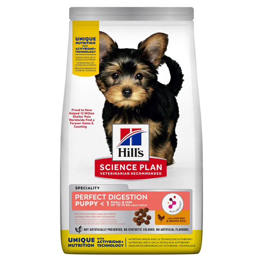 Hill's Science Plan hundfoder till sparpris! - Puppy Small & Mini Perfect Digestion (6 kg)