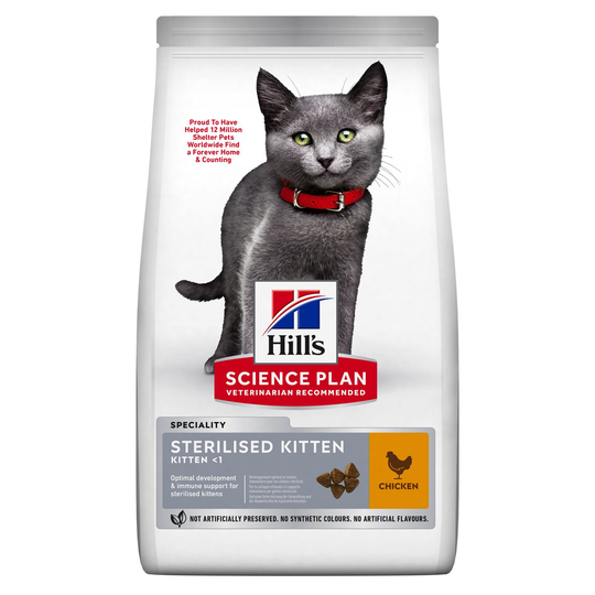 Sterilised Kitten Torrfoder med Kyckling - 1,5 kg