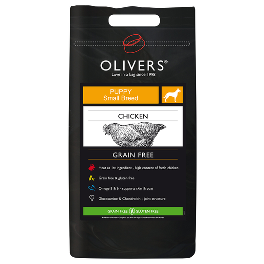 Olivers Start Grain Free Chicken - Ekonomipack: 2 x 12 kg