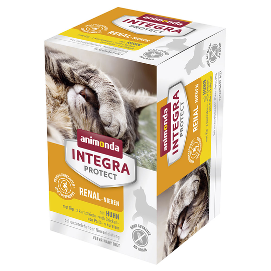 Ekonomipack: Animonda Integra Protect Adult Renal 24 x 100 g portionsform - Kyckling
