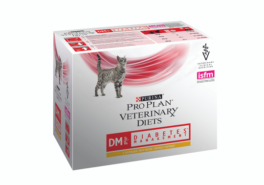Veterinary Diets Feline DM St/Ox Diabetes Management Wet - 10 x 85 g