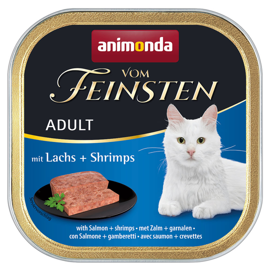 Ekonomipack: Animonda vom Feinsten Adult 32 x 100 g - Lax & räkor