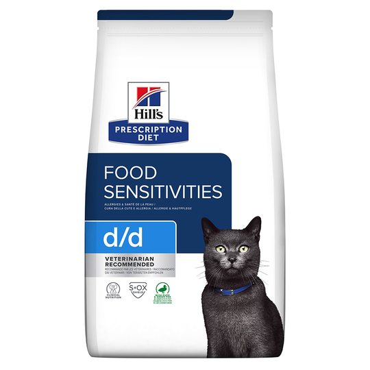 Hill's Prescription Diet d/d Food Sensitivities Duck kattfoder - Ekonomipack: 3 x 3 kg