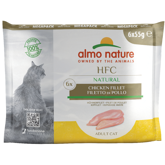 Almo Nature HFC Pouch 6 x 55 g - Kycklingfilé