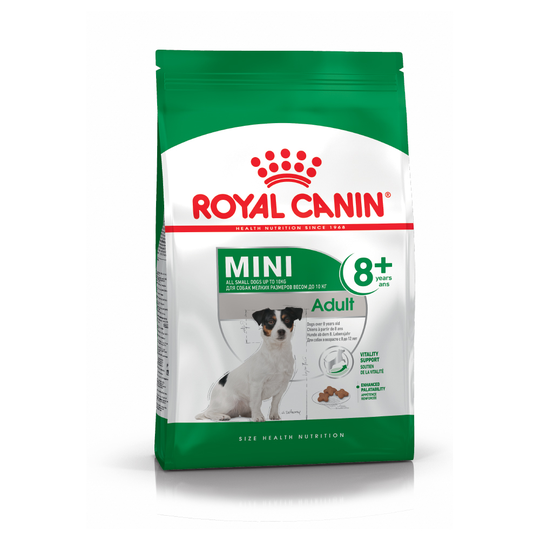 Ekonomipack: 2 eller 3 påsar Royal Canin Size till lågt pris - Mini Adult 8+ (2 x 8 kg)