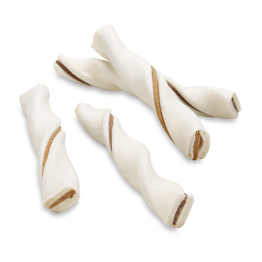 Barkoo Twister tuggpinnar - Ekonomipack: 12 st à ca 15 cm