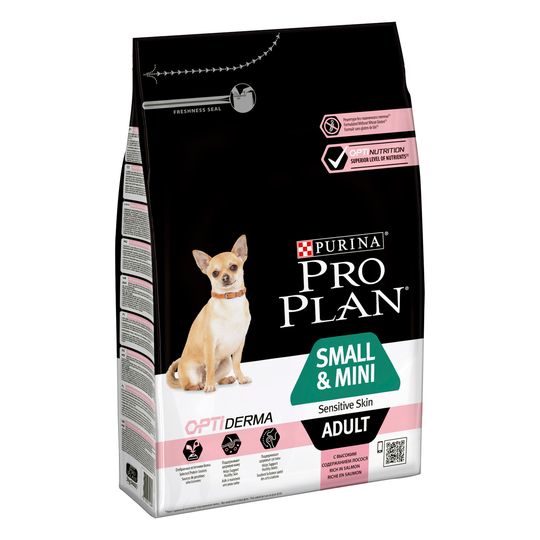 Small & Mini Adult OptiDerma Salmon - 3 kg