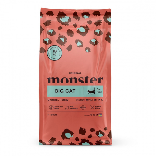 Monster Cat Original Big Cat Chicken & Turkey (6 kg)