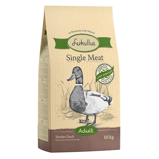 Lukullus Single Meat Anka (spannmålsfritt) - 10 kg