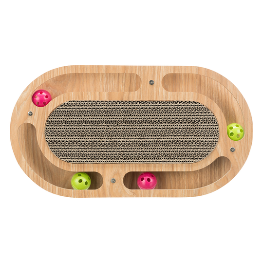Trixie klöspapp med träram, oval - L 46 x B 25 x H 4 cm