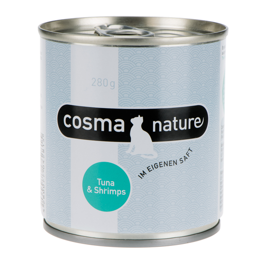 Cosma Nature 6 x 280 g - Tonfisk & räkor