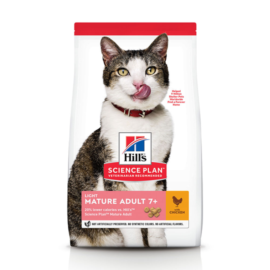 Hill's Science Plan torrfoder för katt till sparpris! - Mature Adult Light Chicken (1,5 kg)