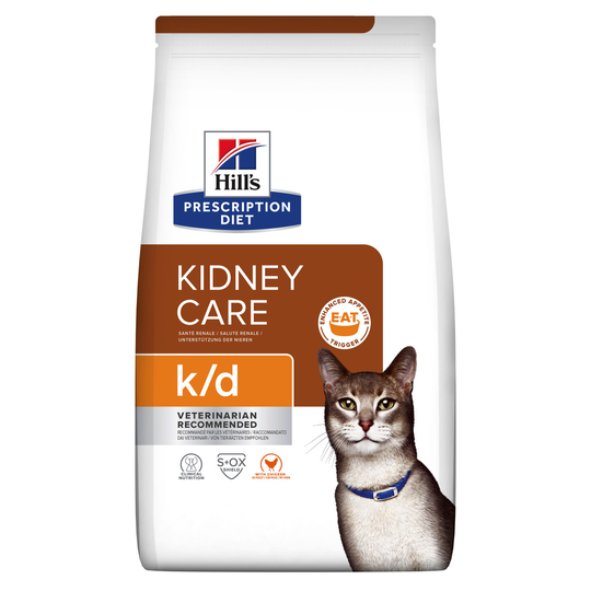 Prescription Diet k/d Kidney Care Torrfoder till Katt med Kyckling - 1,5 kg