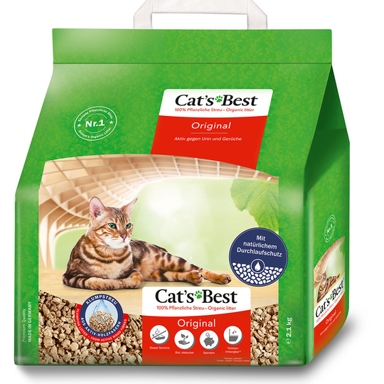 Provpack: Cat's Best Original kattströ 5 l - 5 l