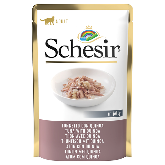 Schesir Jelly Pouch 6 x 85 g Tonfisk & quinoa