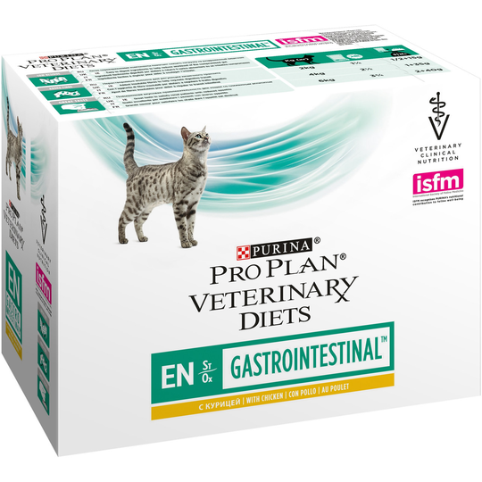 Veterinary Diets Feline EN St/Ox Gastrointestinal Chicken - 10 x 85 g