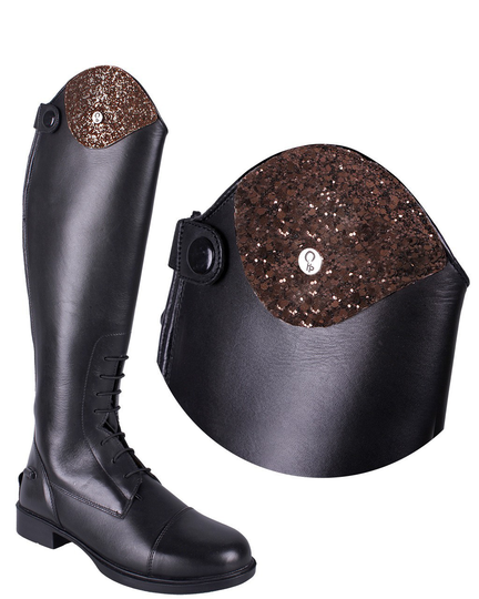 Utbytbar dekoration till QHP:s "Romy"- Sparkle Cacao (33-34)