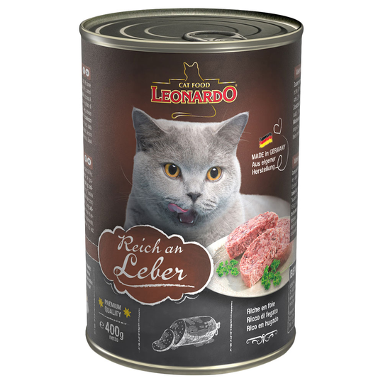 Leonardo All Meat 6 x 400 g - Rich in Liver