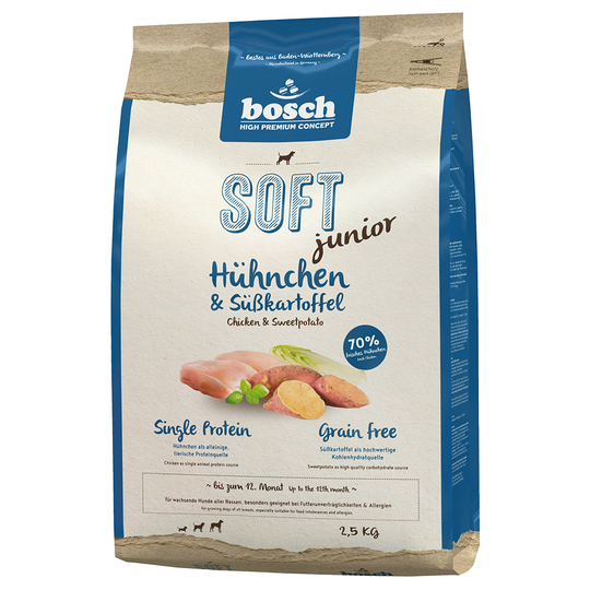 bosch Soft Junior Kyckling & sötpotatis - 2,5 kg
