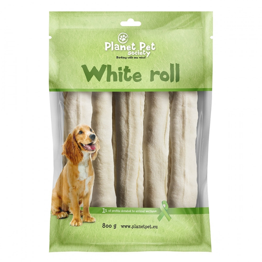Planet Pet Society Tuggrulle Pressad Vit 10-pack