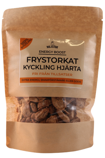 Frystorkat Hundgodis Kycklinghjärta - 100 g