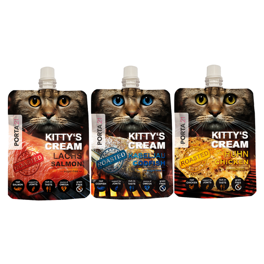 Porta 21 Kitty's Cream Mixpack - Ekonomipack: 9 x 90 g (3 sorter)