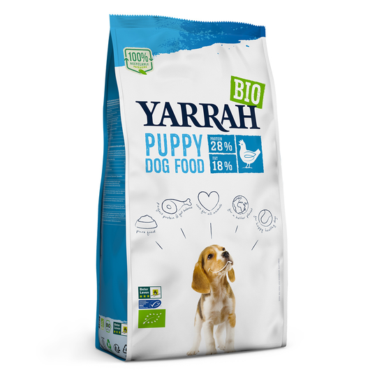 Yarrah Organic hundfoder till sparpris! - Puppy eko-kyckling (2 kg)