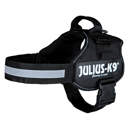 JULIUS-K9® Powersele - svart - Stl. 2: 71 - 96 cm bröstomfång