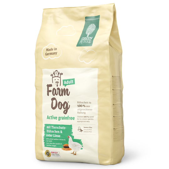 Ekonomipack: 2 x 10/15 kg VeggieDog hundfoder till lågt pris! FarmDog Active Grainfree (2 x 10 kg)