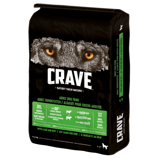 Crave Adult Dog Lamb & Beef - Ekonomipack: 2 x 11,5 kg