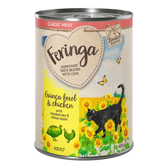 Limited Edition: Feringa Classic Meat sommarmeny med pärlhöns & kyckling - Ekonomipack: 24 x 400 g