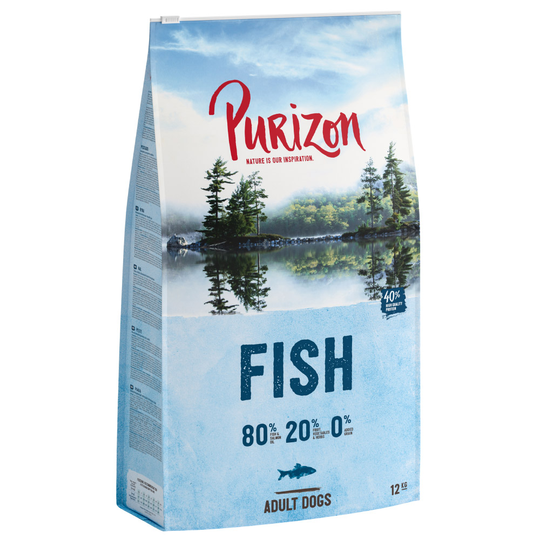 Ekonomipack: Purizon hundfoder 2 x 12 kg - Adult Fish - Grain Free